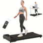 Under Desk Walking Pad - Home Gym Office Fitness Equipment(Black)-0