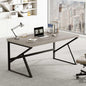 Gray Industrial Computer Desk for Home Office and Gaming-0