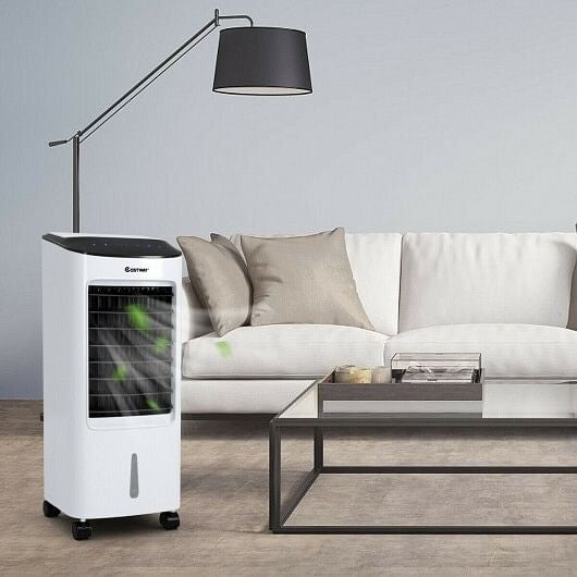 Evaporative Portable Air Cooler Fan Humidifier with Remote Control for Home and Office-2