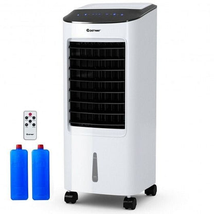 Evaporative Portable Air Cooler Fan Humidifier with Remote Control for Home and Office-3