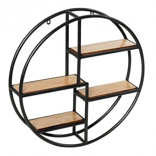 Hanging Storage Shelf Circular Wall-Mounted 4-Tier Rack-3